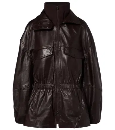 The Frankie Shop Carnaby leather jacket | Thumbnail 1 The Frankie Shop Carnaby leather jacket | Thumbnail 1