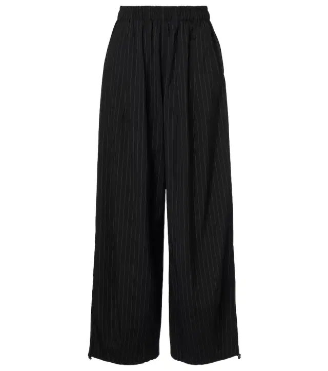 The Frankie Shop Oakdale pinstripe wide-leg pants