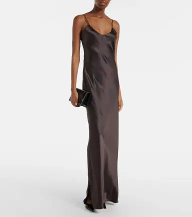 Nili Lotan Cami silk charmeuse slip dress | Thumbnail 5