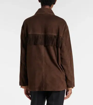 Nili Lotan Foudre fringed suede jacket | Thumbnail 3 Nili Lotan Foudre fringed suede jacket | Thumbnail 3