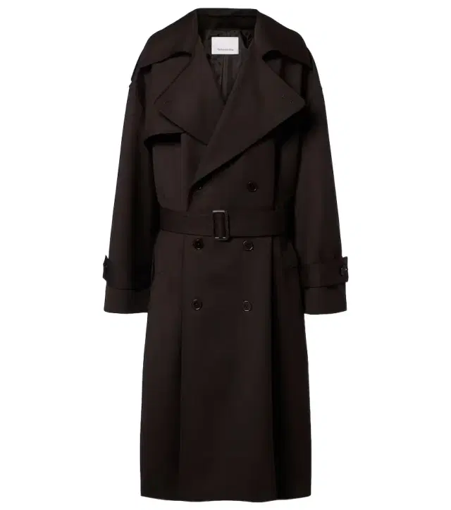 The Frankie Shop Dursley belted double-breasted trench coat