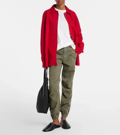 Nili Lotan Utility cotton tapered pants | Thumbnail 4