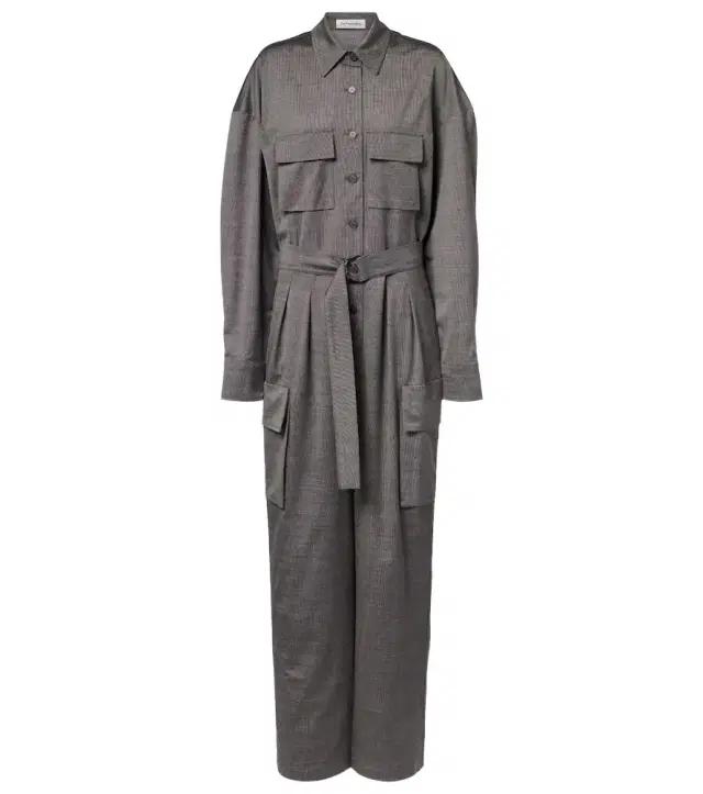 The Frankie Shop Linda belted jumpsuit