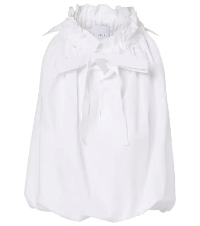 Gathered cotton top