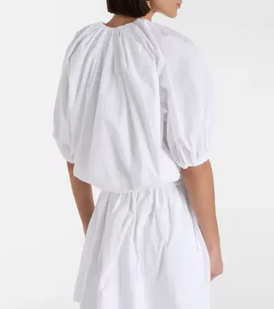 Patou Gathered cotton top | Thumbnail 4 Patou Gathered cotton top | Thumbnail 4