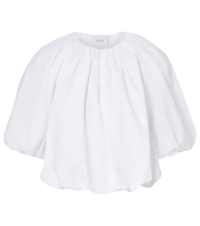 Gathered cotton top