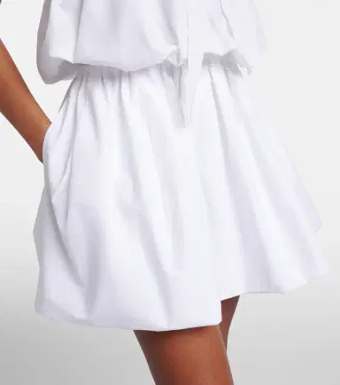 Patou Halterneck cotton minidress | Thumbnail 6