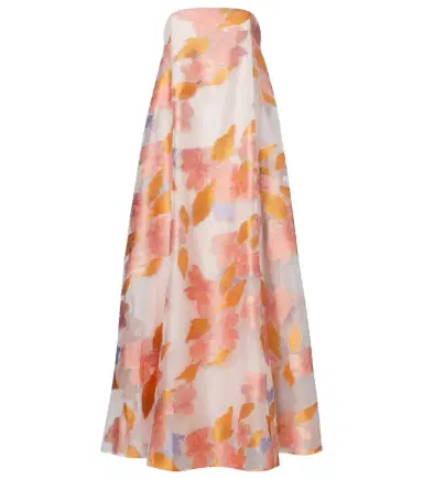 Staud Allyson floral organza gown | Thumbnail 1 Staud Allyson floral organza gown | Thumbnail 1