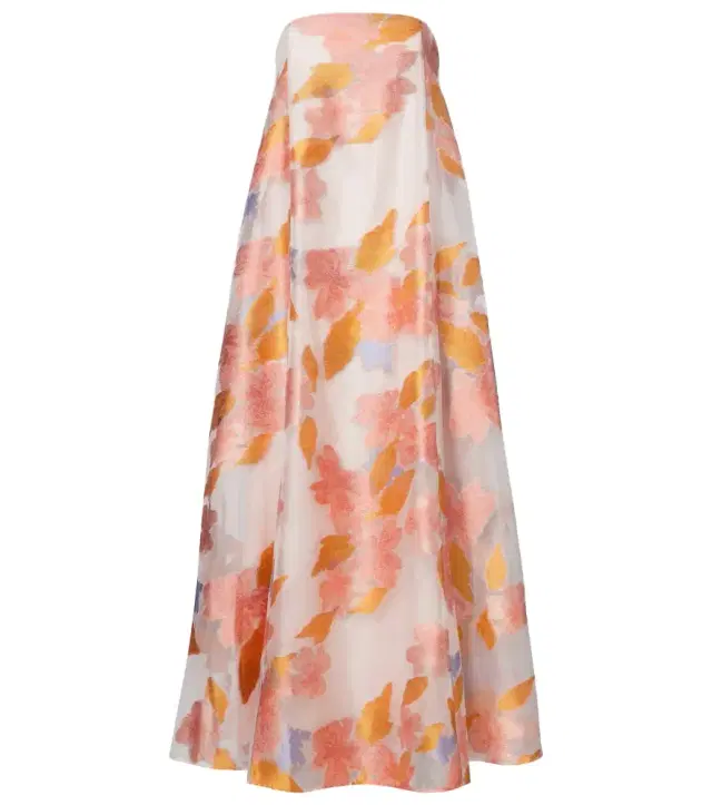 Allyson floral organza gown