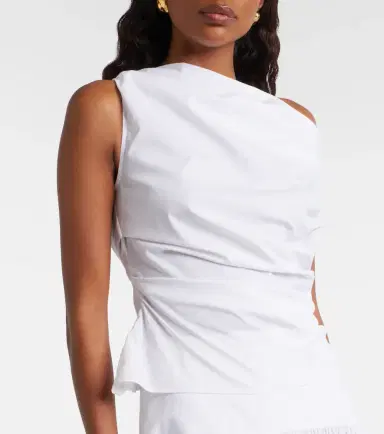 Staud Phare off-shoulder cotton top | Thumbnail 4 Staud Phare off-shoulder cotton top | Thumbnail 4