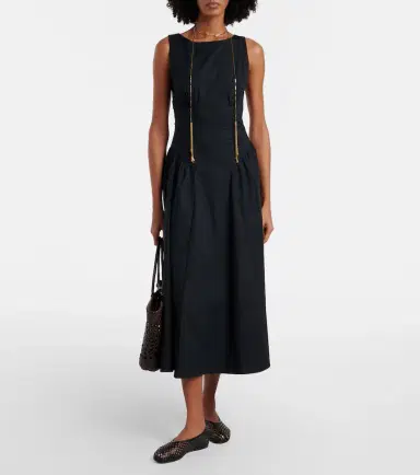 Staud Gwen cotton midi dress | Thumbnail 6 Staud Gwen cotton midi dress | Thumbnail 6