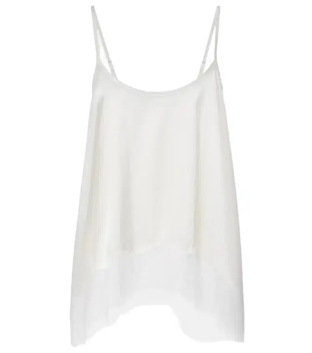 Staud Chloe lace-trimmed silk-blend satin camisole