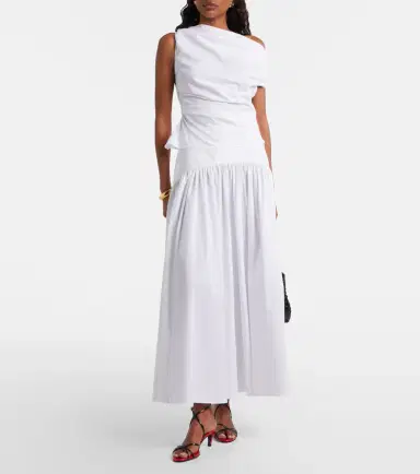 Staud Procida cotton poplin maxi skirt | Thumbnail 2