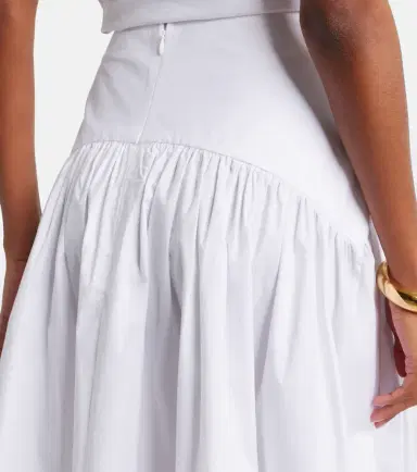Staud Procida cotton poplin maxi skirt | Thumbnail 3