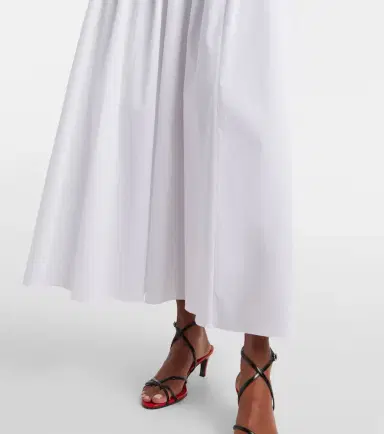 Staud Procida cotton poplin maxi skirt | Thumbnail 4