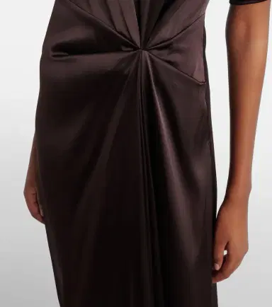 Staud Sonoma lace-trimmed silk-blend midi dress | Thumbnail 4