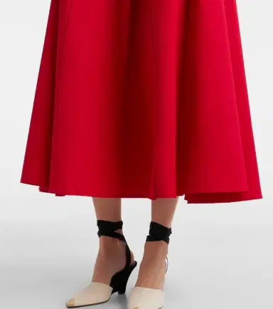 Staud Gwen cotton poplin midi dress | Thumbnail 3 Staud Gwen cotton poplin midi dress | Thumbnail 3
