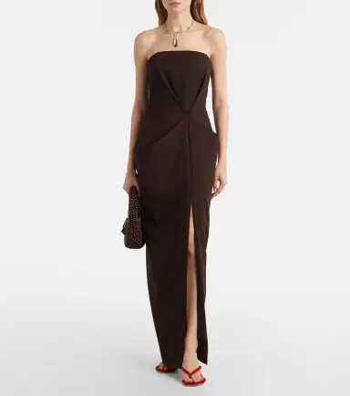 Staud Kara gathered gown | Thumbnail 2 Staud Kara gathered gown | Thumbnail 2