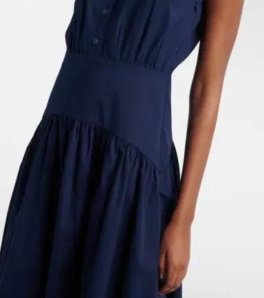 Staud Romy cotton midi dress | Thumbnail 2