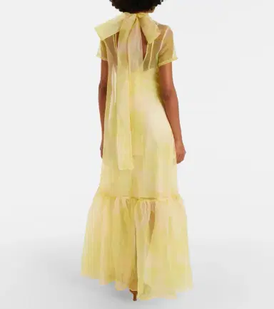 Staud Calluna organza maxi dress | Thumbnail 2