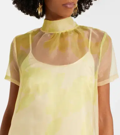 Staud Calluna organza maxi dress | Thumbnail 6