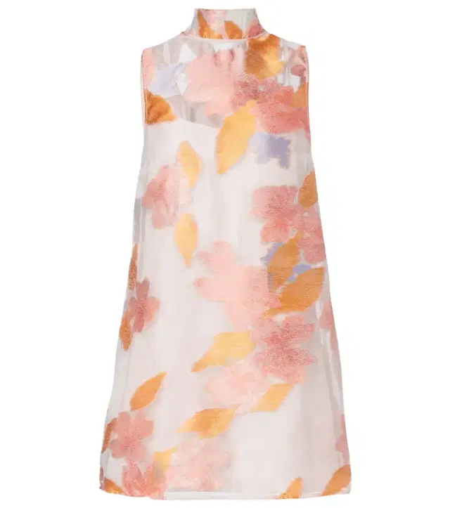 Albee floral organza minidress