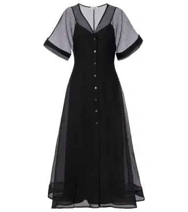 Staud Elle organza midi dress | Thumbnail 1