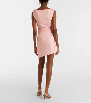 Staud Callie asymmetric cotton minidress | Thumbnail 5