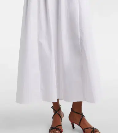 Staud Romy cotton poplin midi dress | Thumbnail 2 Staud Romy cotton poplin midi dress | Thumbnail 2