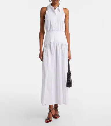 Staud Romy cotton poplin midi dress | Thumbnail 6 Staud Romy cotton poplin midi dress | Thumbnail 6