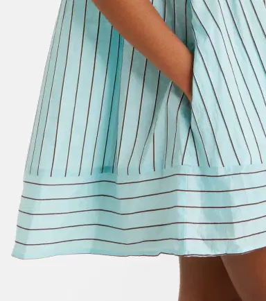 Staud Elena cotton-blend minidress | Thumbnail 5