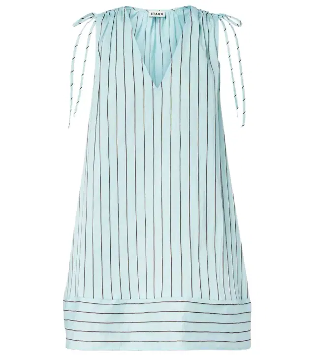 Elena cotton-blend minidress