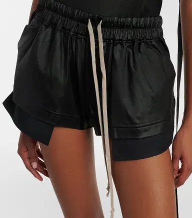 Rick Owens DRKSHDW Fog satin shorts | Thumbnail 3