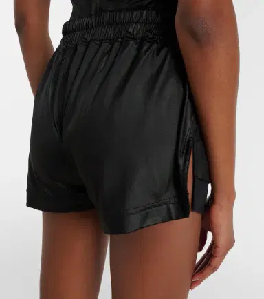 Rick Owens DRKSHDW Fog satin shorts | Thumbnail 4