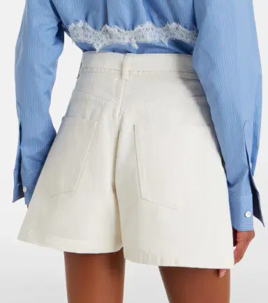 Sacai Paneled denim shorts | Thumbnail 3