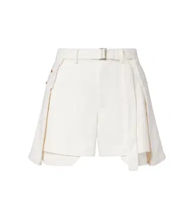 Sacai Paneled denim shorts | Thumbnail 1