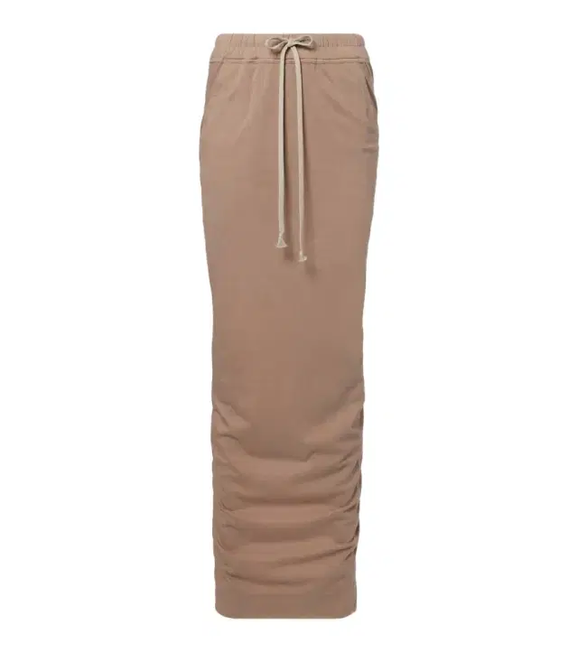 Cotton jersey maxi skirt