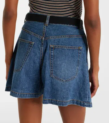 Sacai Paneled denim shorts | Thumbnail 3