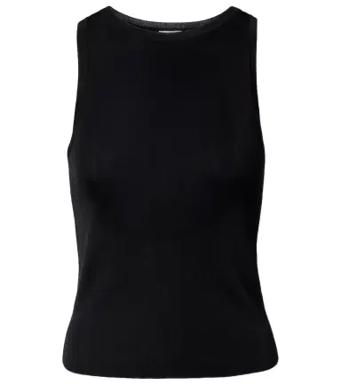 Saint Laurent Ribbed-knit jersey tank top | Thumbnail 1 Saint Laurent Ribbed-knit jersey tank top | Thumbnail 1