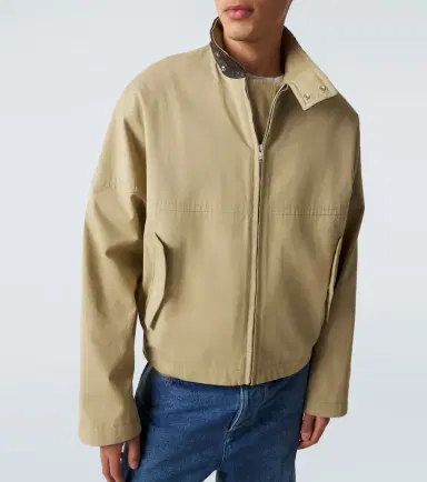 Bottega Veneta Intrecciato cotton blouson jacket | Thumbnail 5 Bottega Veneta Intrecciato cotton blouson jacket | Thumbnail 5
