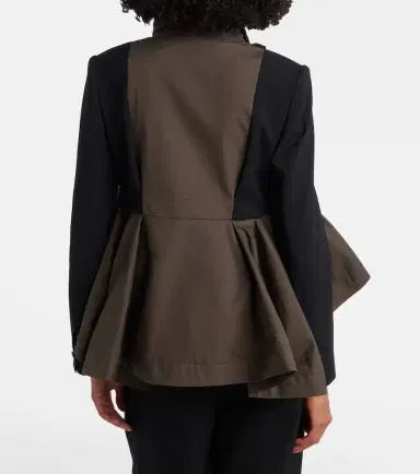 Sacai Paneled blouson jacket | Thumbnail 5