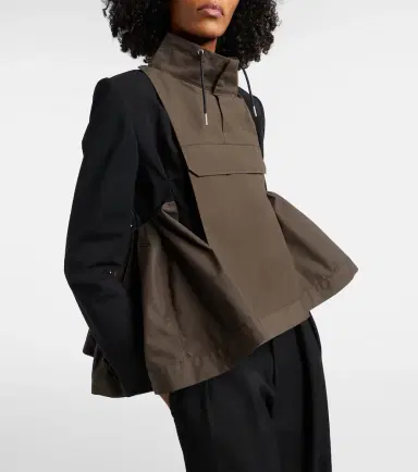 Sacai Paneled blouson jacket | Thumbnail 6