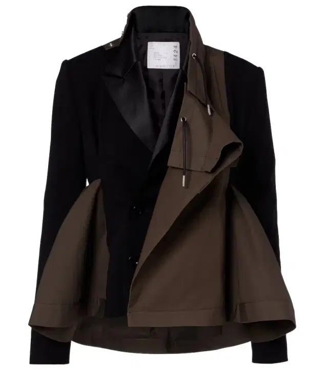 Sacai Paneled blouson jacket