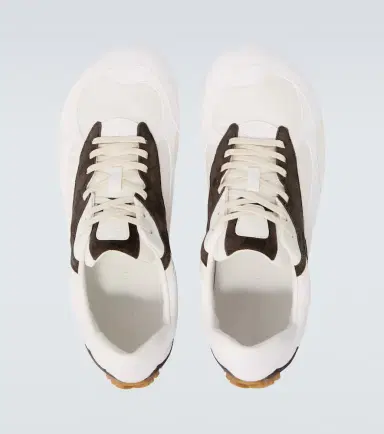 Bottega Veneta Orbit Flash suede-trimmed sneakers | Thumbnail 2 Bottega Veneta Orbit Flash suede-trimmed sneakers | Thumbnail 2