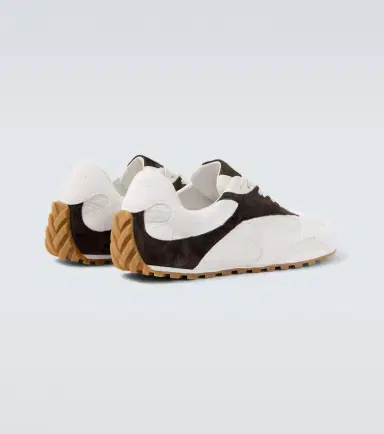 Bottega Veneta Orbit Flash suede-trimmed sneakers | Thumbnail 3 Bottega Veneta Orbit Flash suede-trimmed sneakers | Thumbnail 3