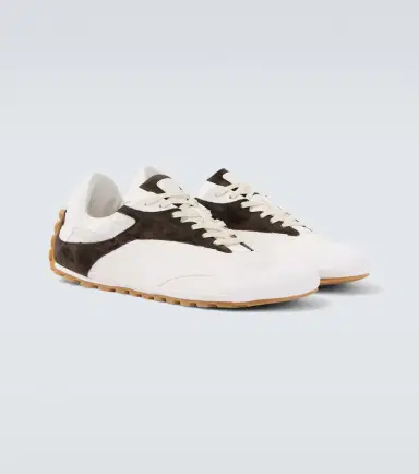 Bottega Veneta Orbit Flash suede-trimmed sneakers | Thumbnail 4 Bottega Veneta Orbit Flash suede-trimmed sneakers | Thumbnail 4