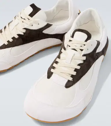 Bottega Veneta Orbit Flash suede-trimmed sneakers | Thumbnail 6 Bottega Veneta Orbit Flash suede-trimmed sneakers | Thumbnail 6
