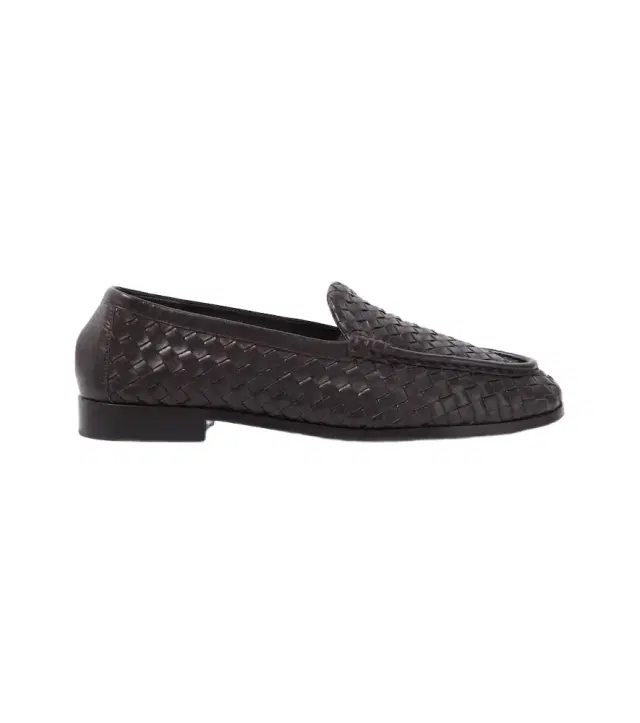 Silenzio Intrecciato leather loafers