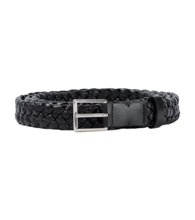 Bottega Veneta Solo Intrecciato leather belt