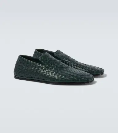 Bottega Veneta Palazzo Intrecciato leather loafers | Thumbnail 4